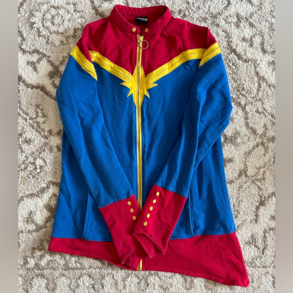 HerUniverse Captain Marvel OG Zip-Up Sweatshirt